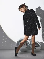 Sukienki i spódniczki dla dziewczynek - Kids ONLY Sukienka elegancka 15332470 Czarny Slim Fit - miniaturka - grafika 1