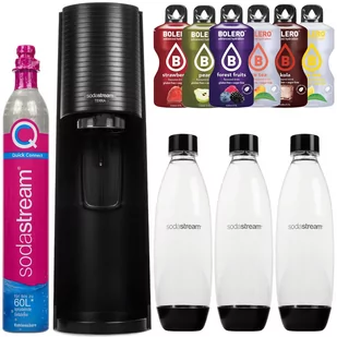 Saturator SodaStream Promopack Terra Black 3 butelki 1L + Bolero - Saturatory - miniaturka - grafika 1