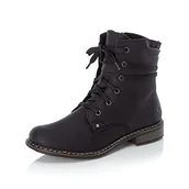 Botki damskie - Rieker Damskie botki sznurowane 71229, damskie botki - miniaturka - grafika 1