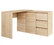 Biurka - Biurko narożne MEGAN N3 dąb sonoma - miniaturka - grafika 1