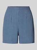 Spodenki damskie - Szorty o kroju regular fit z mieszanki wiskozy i lnu model ‘JESMILO’ - miniaturka - grafika 1