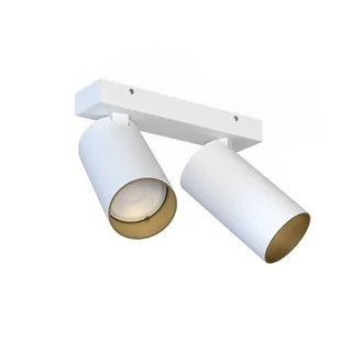 Nowodvorski Lampa natynkowa sufitowa MONO II WHITE GOLD 10W GU10 biały złoty 7774 - Lampy sufitowe - miniaturka - grafika 1