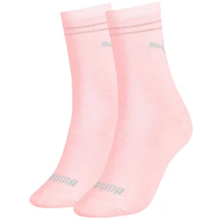 Skarpety damskie Puma SOCK 2-PACK różowe 90795704 - Skarpetki i podkolanówki sportowe - miniaturka - grafika 1