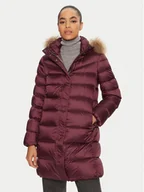 Kurtki damskie - Hetregó Kurtka puchowa Leonie 8N603M Bordowy Regular Fit - miniaturka - grafika 1