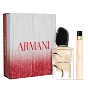 Zestawy perfum damskich - Armani Si Giorgio Armani Sì, zestaw kosmetyków dla kobiet z wodą perfumowaną Zestawy perfum 1 ct Damski - miniaturka - grafika 1