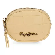 Portfele - Pepe Jeans Naiara portfel żółty 11,5 x 8,5 x 1,5 cm sztuczna skóra - miniaturka - grafika 1