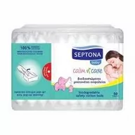 Inne akcesoria do pielęgnacji dzieci - Septona Septona Baby Patyczki papierowe dla dzieci 100% biodegradowalne 50szt - miniaturka - grafika 1