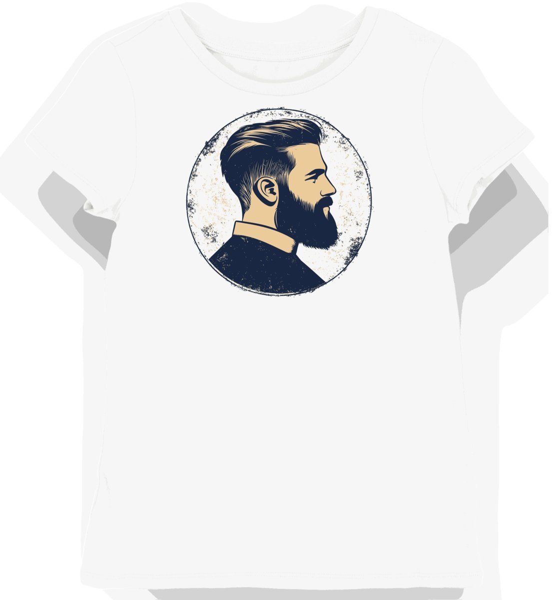 Koszulka damska biała z grafiką klasycznego barbera M