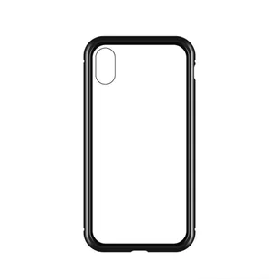 Wozinsky Full Magnetic Case magnetyczne etui 360 pokrowiec na przód i tył z wbudowanym szkłem Samsung Galaxy A72 4G czarno-przezroczysty - Etui i futerały do telefonów - miniaturka - grafika 7