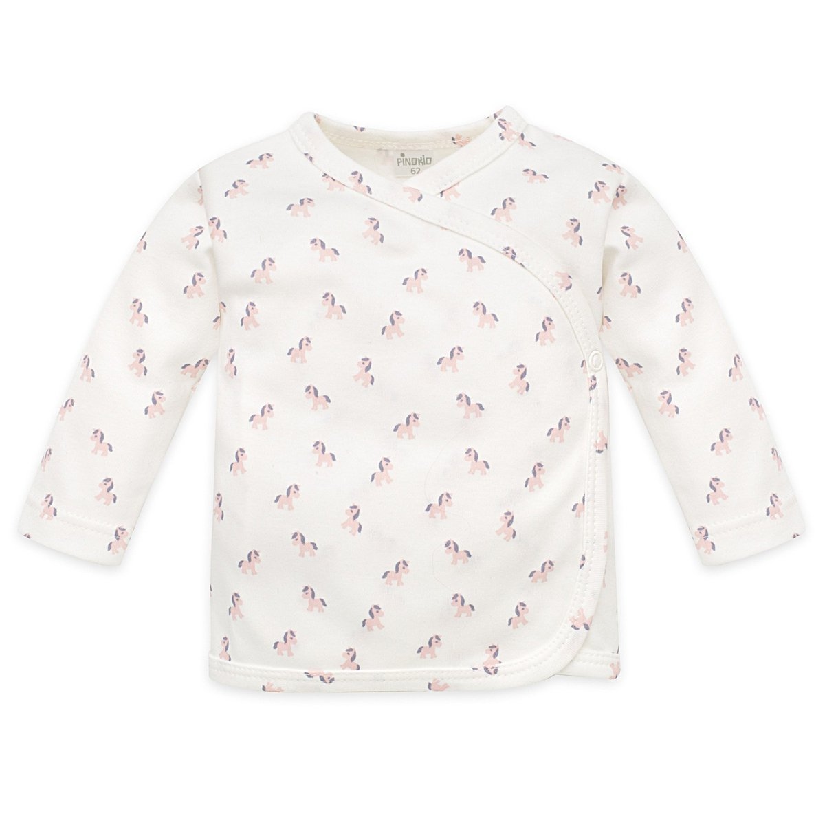 Pinokio Kaftanik niemowlęcy ecru w kucyki Lovely Day 56