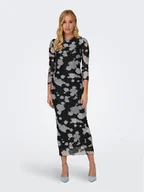 Sukienki - ONLY Sukienka codzienna 15312218 Czarny Slim Fit - miniaturka - grafika 1