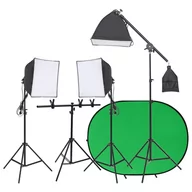 Ekrany projekcyjne - Fotograficzny zestaw studyjny z oświetleniem i tłem - miniaturka - grafika 1