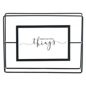 Ramki na zdjęcia - Ramka na zdjęcie portretowe „Cleveland”, czarna, 10 x 15 cm - miniaturka - grafika 1