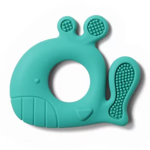 BABYONO Babyono gryzak silikonowy WHALE PABLO 935/01 - Gryzaki dla dzieci - miniaturka - grafika 1