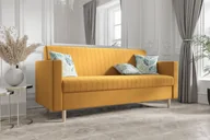 Sofy i kanapy - Sofa rozkładana MOHINI – żółta - miniaturka - grafika 1