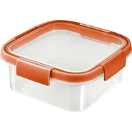 Pojemniki kuchenne - Pojemnik na żywność kwadratowy Smart fresh Mix miętowy/ jasnoszary/ brzoskwiniowy 0,9L Curver - miniaturka - grafika 1