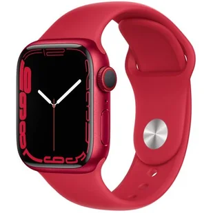 Apple Watch 7 LTE 45mm Aluminium MKJU3WB/A Czerwony - Smartwatch - miniaturka - grafika 1