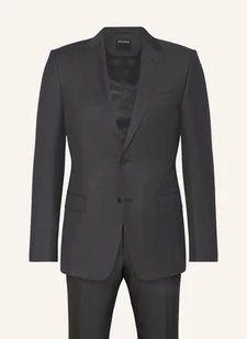 Zegna Garnitur Regular Fit grau - Moda i Uroda OUTLET - miniaturka - grafika 1