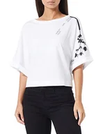 Koszulki i topy damskie - Sisley T-shirt damski, White 901, S - miniaturka - grafika 1