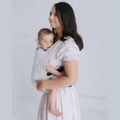 Nosidełka dla dzieci - Nosidełko Zaffiro - BabyFlow Roma: Beige-Regulowane - miniaturka - grafika 1