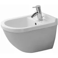 Bidety - Duravit 22801500001   STARCK 3 Bidet wiszący 360x540 1-otworowy z przelewem kr - miniaturka - grafika 1