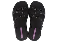 Sandały damskie - Sandały damskie Sportowe Ipanema Meu Eleganckie Wygodne Gumowe Czarne 41-42 - miniaturka - grafika 1