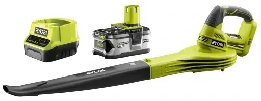 Ryobi Dmuchawa Akumulatorowa Ogrodowa Odkurzacz Liści 18v + 4ah Rbl1820s40f