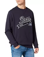 Bluzy męskie - BOSS Bluza męska, Navy410, XXL - miniaturka - grafika 1