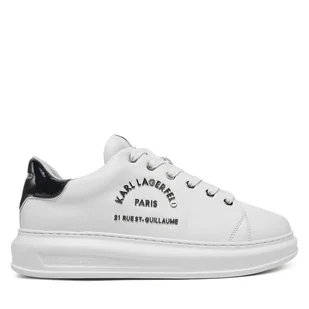 Sneakersy KARL LAGERFELD Kapri KL52539K Biały - Sneakersy męskie - miniaturka - grafika 1