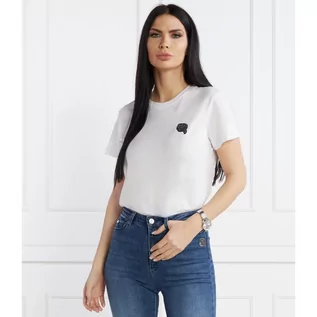 Koszulki i topy damskie - Karl Lagerfeld T-shirt ikonik 2.0 | Regular Fit - grafika 1