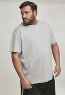 Koszulki męskie - URBAN CLASSIC T-SHIRT SZARY KLASYCZNY GŁADKI M JGR - miniaturka - grafika 1
