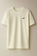 Koszulki męskie - Koszulka męska bawełniana Nike Standard T-Shirt Fit kremowa BV0507-134 r. L - miniaturka - grafika 1