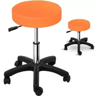Krzesła i taborety kosmetyczne - Physa Taboret kosmetyczny Aversa pomarańczowy Aversa Orange - miniaturka - grafika 1