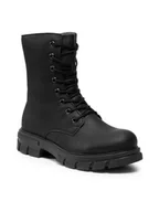 Buty trekkingowe damskie - Rieker Trapery Z9120-00 Czarny - miniaturka - grafika 1