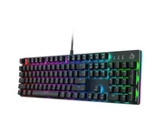 Klawiatury - Aukey KEYBOARD USB KM-G12 RGB - miniaturka - grafika 1