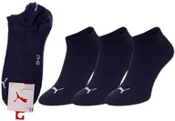 Skarpetki damskie - PUMA  SKARPETKI STOPKI 3 PARY NAVY 906807 27 - Rozmiar: 35-38 - miniaturka - grafika 1