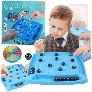 Szachy Magnetyczne Kamienie Magnetic Gra Rodzinna Strategiczna Planszowa 30 - Gry planszowe - miniaturka - grafika 1