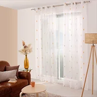 Pościel - ED Enjoy Home - Zasłona - Poliester - 140x240 cm - Miód - Kolekcja Telline - Gotowy do montażu - Można prać w temperaturze 30° - do wszystkich pomieszczeń - Pościel domowa - Zasłony - miniaturka - grafika 1
