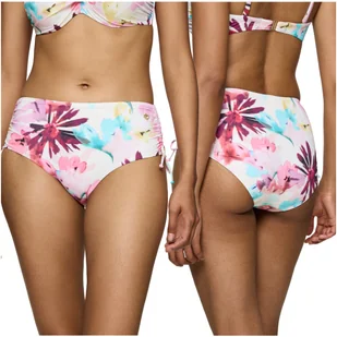 Majtki kąpielowe Triumph SUMMER FLEUR Maxi Białe w kwiaty - Rozmiar 44 - Stroje kąpielowe - miniaturka - grafika 1
