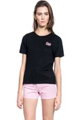 Koszulki i topy damskie - DAMSKI T-SHIRT LEE RELAXED FIT TEE BLACK L40CBW01 112108491 - Lee - miniaturka - grafika 1