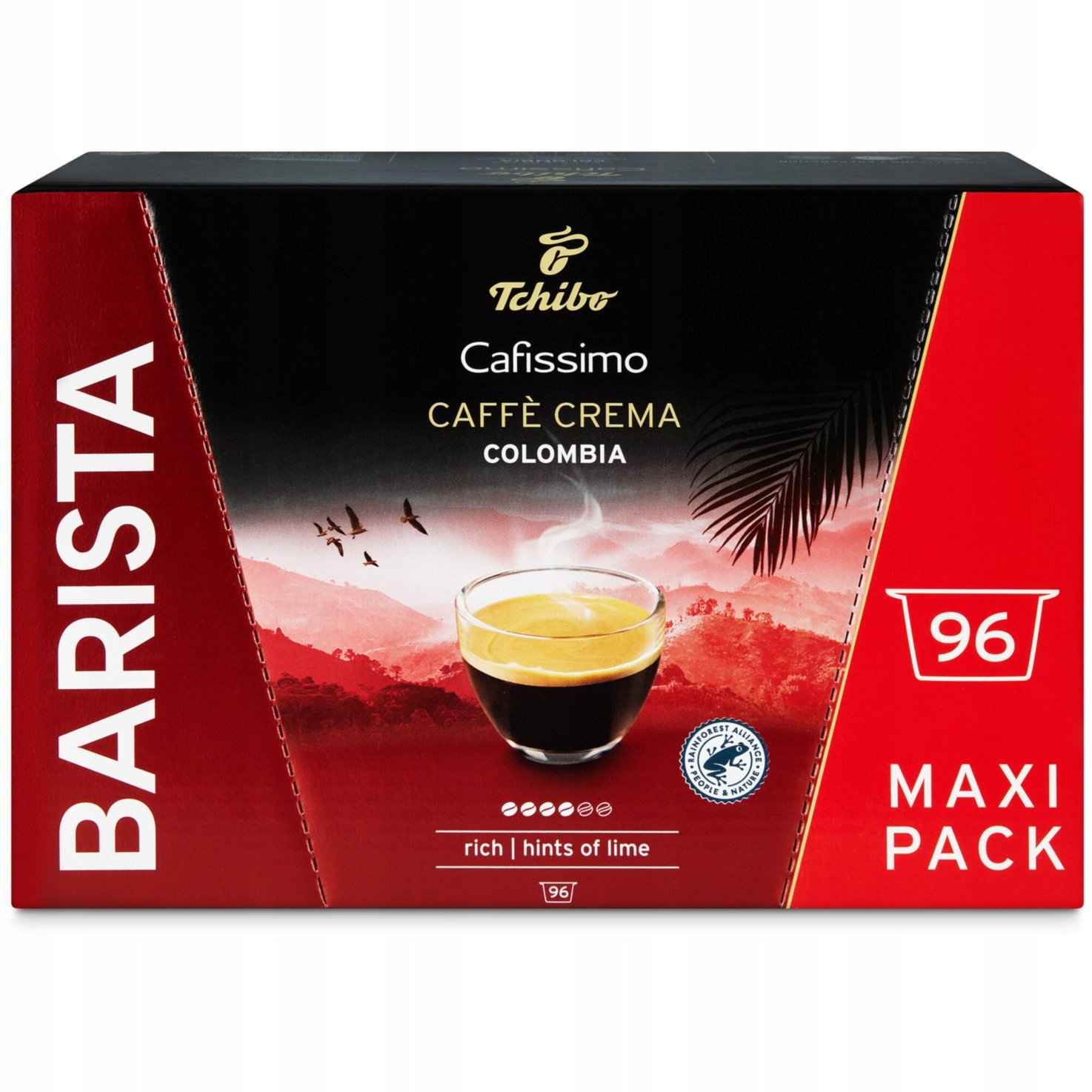 Kapsułki Tchibo Cafissimo Caffe Crema Colombia 96 szt. Import z Niemiec