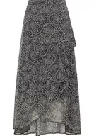 Spódnice - DreiMaster Spódnica damska 37226342, czarny wielokolorowy, M - miniaturka - grafika 1