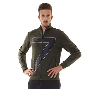 EA, Vert, S EA7 Train Graphic Series M T-Top Big 7 1852, Zielony, S, S Unisex-Dorosły, Vert, S - Koszulki i topy damskie - miniaturka - grafika 1