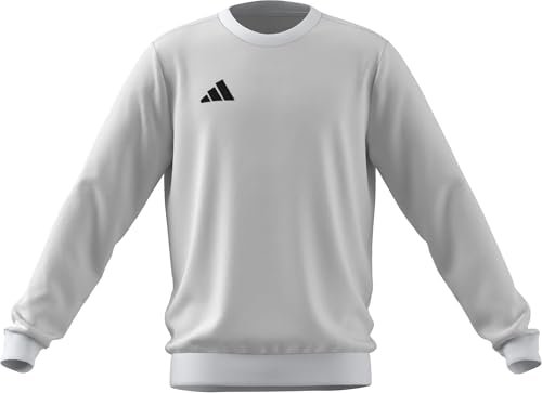 adidas uniseks-kind Entrada26 Sweat Top Kids, white/black, 11-12 Years