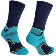 Skarpety termoaktywne - Skarpety Bridgedale Hike MW Merino Perfo Boot Pattern - petrol/navy rozmiar: 36_39 - miniaturka - grafika 1