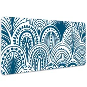 Podkładki na biurko - Ochronna mata na biurko Abstrakcja Boho 100x50 cm, Dywanomat - miniaturka - grafika 1