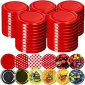 Pojemniki kuchenne - Zakrętki Do Słoików Nakrętki Wieczka 50 szt fi 66 - miniaturka - grafika 1