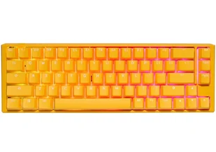 Ducky One 3 Yellow SF klawiatura Gaming USB QWERTY US English Żółty - Klawiatury - miniaturka - grafika 1