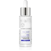 Serum do twarzy - EVELINE Face Therapy Professional Peel Shot Kuracja wygładzająca - 15% Kwas Glikolowy, 30ml - miniaturka - grafika 1