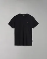 Koszulki męskie - t-shirt uomo napapijri salis ss sum np0a4h8d 041 black - miniaturka - grafika 1